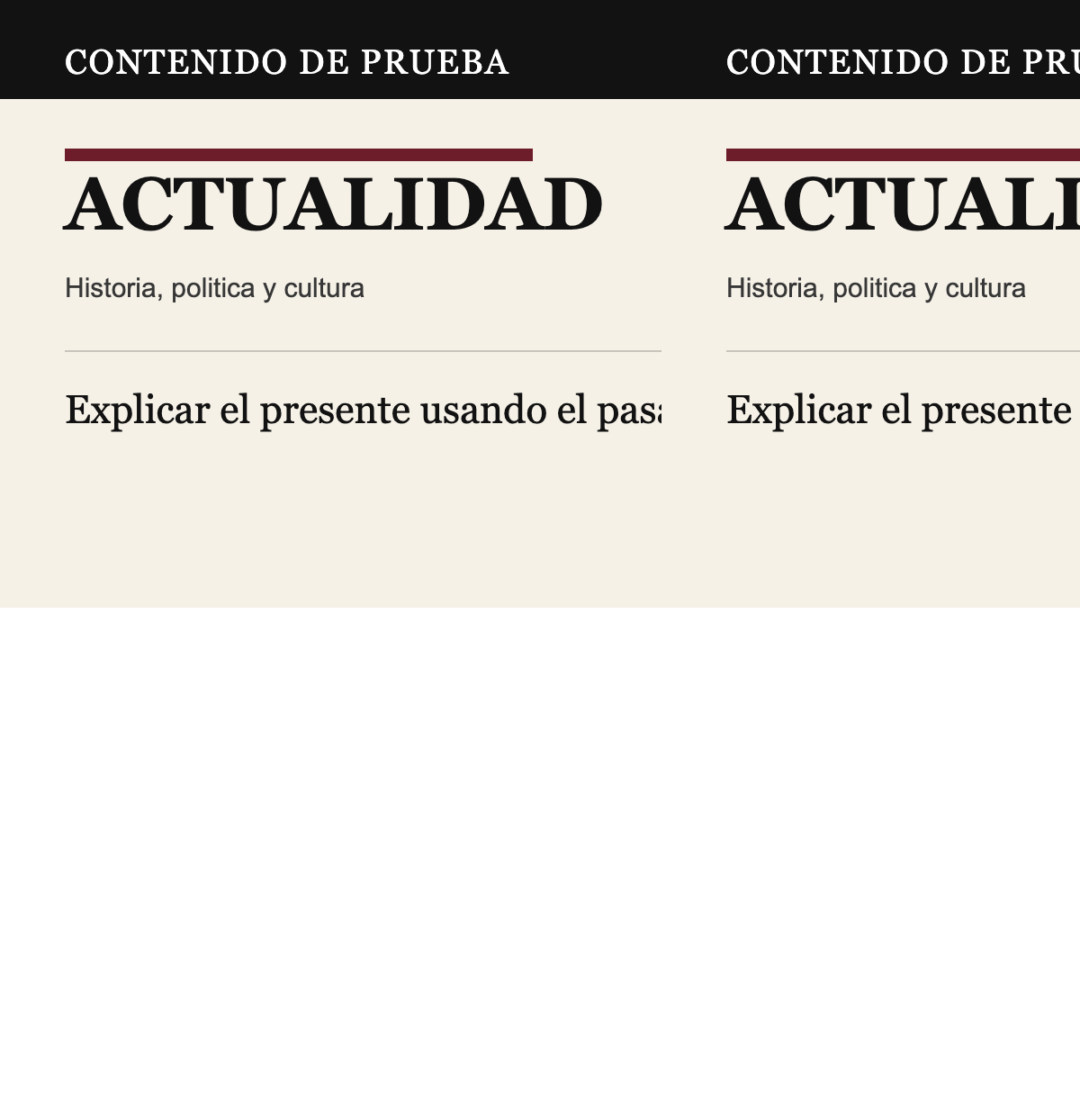 Imagen editorial provisional para actualidad